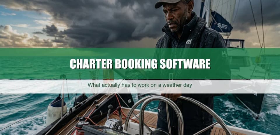 Charter booking software: what actually has to work