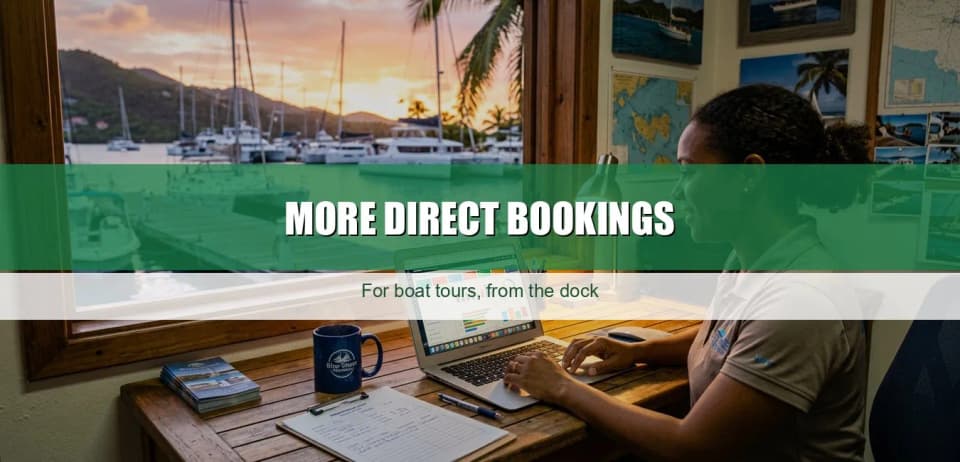 How to get more direct bookings for boat tours