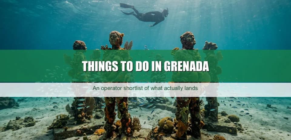 Things to do in Grenada: an operator's shortlist